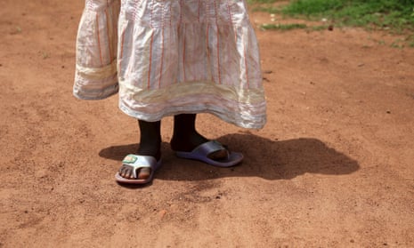 A three-year-old girl Uganda