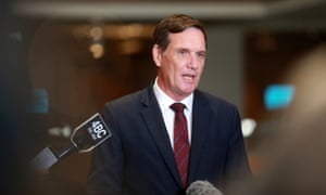 Anthony Lynham speaks to the media