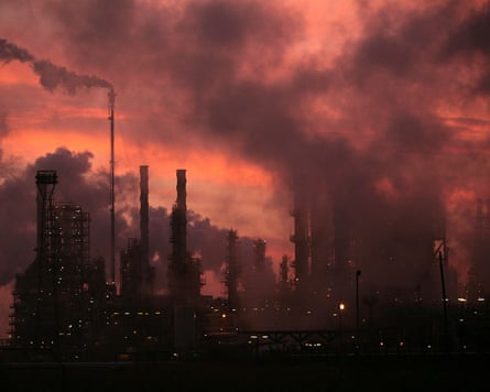 The sun rises over Lindsey oil refinery in North Lincolnshire.