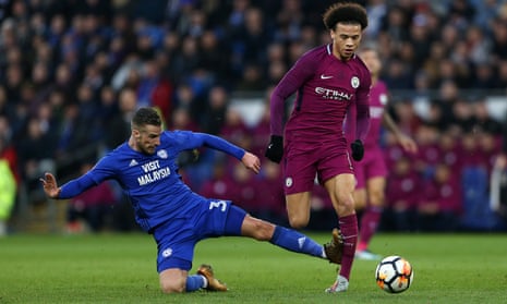 Manchester City’s Leroy Sané sustained ligament damage after a challenge by Joe Bennett in the FA Cup.