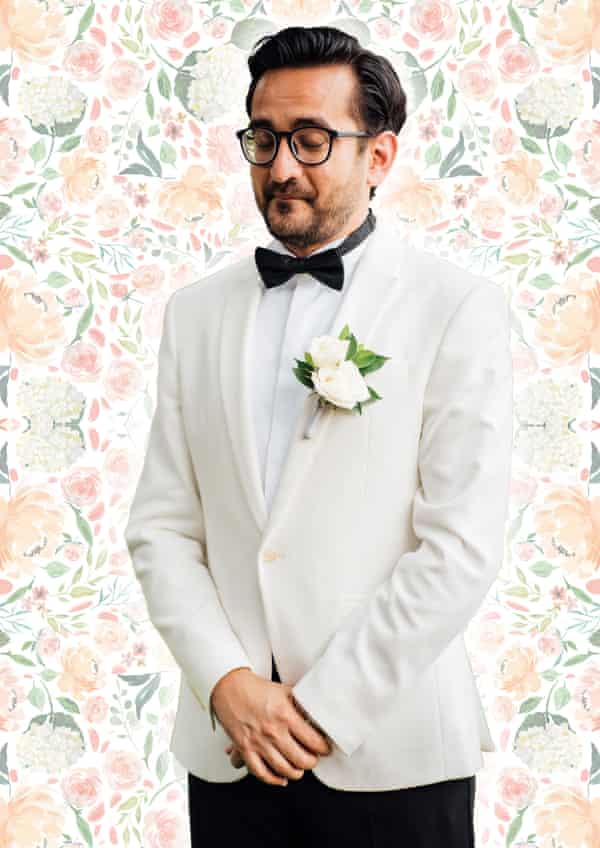 Sami Shah poses for her 2021 Melbourne International Comedy Festival show, Cuck.