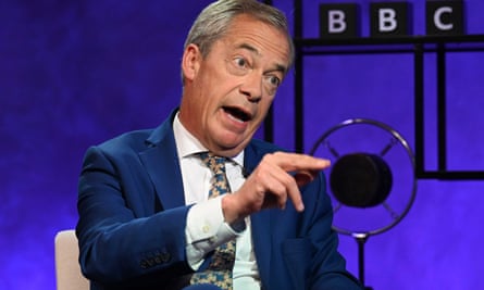 Nigel Farage Appears On ‘The Panorama Interviews With Nick Robinson’