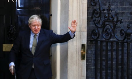 Britain’s general election 2019<br>Britain’s Prime Minister Boris Johnson waves during his statement at Downing Street after winning the general election, in London, Britain, December 13, 2019. REUTERS/Hannah McKay