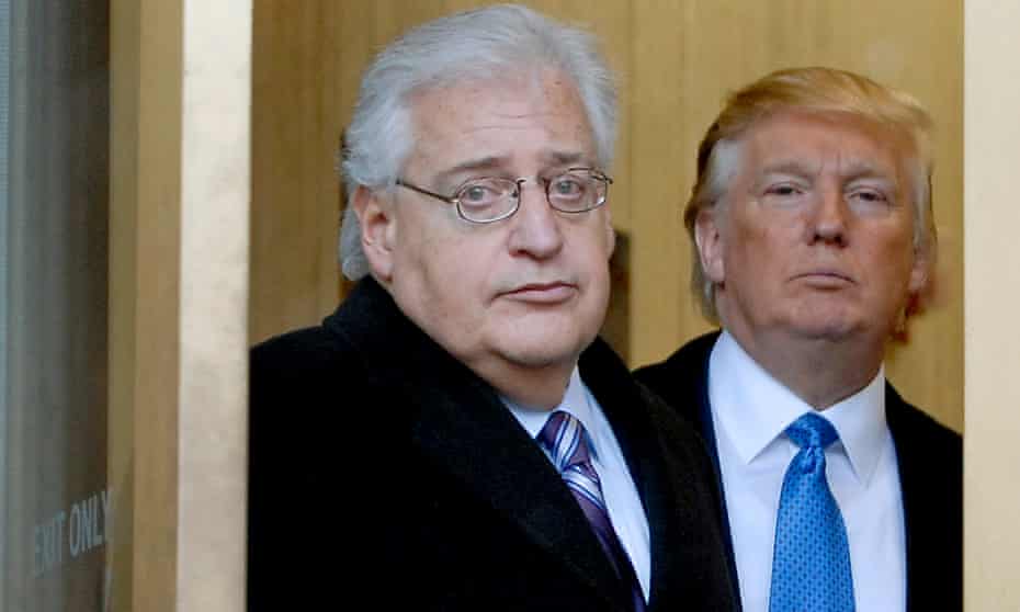 David Friedman with his then client Donald Trump at a US bankruptcy court in 2010.
