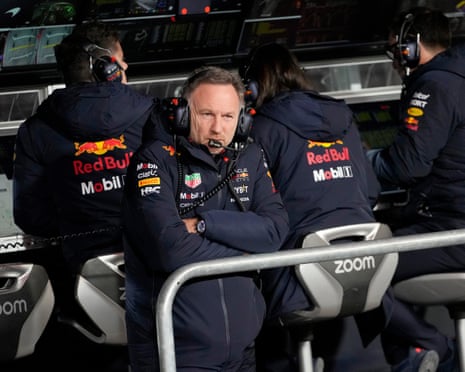 The decision came as a shock': Christian Horner's tearful speech at Red Bull HQ | Christian Horner | The Guardian