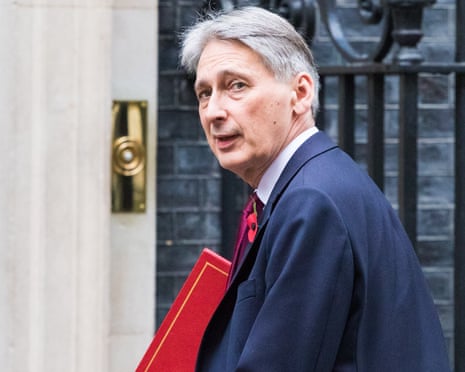 Philip Hammond in Downing street
