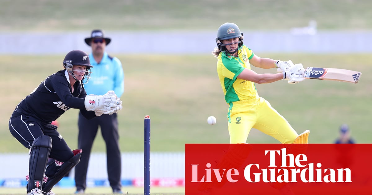 New Zealand v Australia: second women’s ODI – live!
