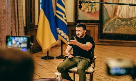 In an exclusive interview with the Guardian, the Ukrainian president reveals the tactics and traits that help him face the daily frustrations of leading a country at war for more than two years