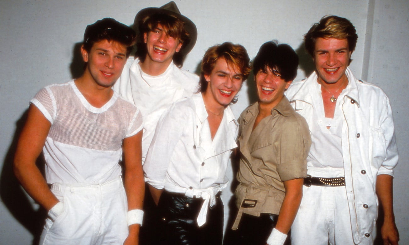 ‘We were five guys raised on glam, punk and beat’ … from left, Roger Taylor, John Taylor, Nick Rhodes, Andy Taylor, Simon Le Bon.