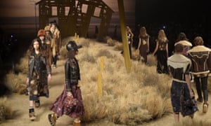 Model on the catwalk Coach show, Runway, Fall Winter 2017, New York Fashion Week