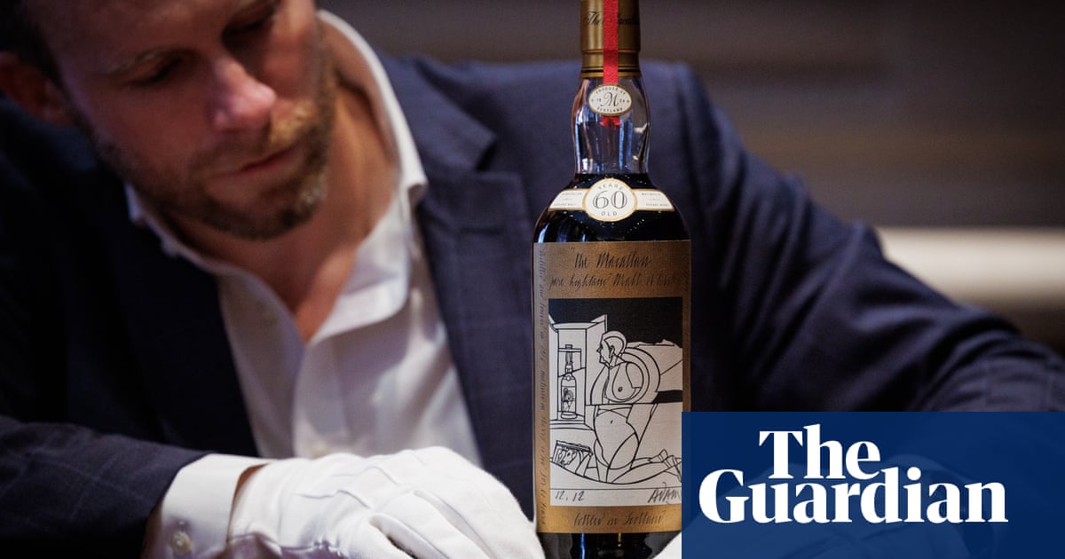 The record for the world’s most expensive bottle of whisky has been broken after a bottle of Macallan 1926 went for £2.1m at a Sotheby’s auction 