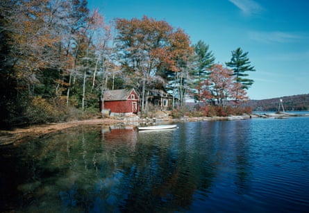 A remote New Hampshire cabin