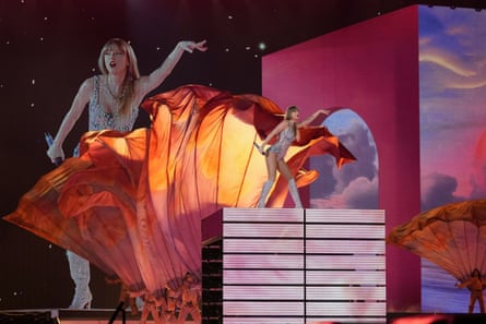 Taylor Swift performs at the Tokyo Dome last week