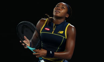 Coco Gauff was defeated in her match against Aryna Sabalenka.