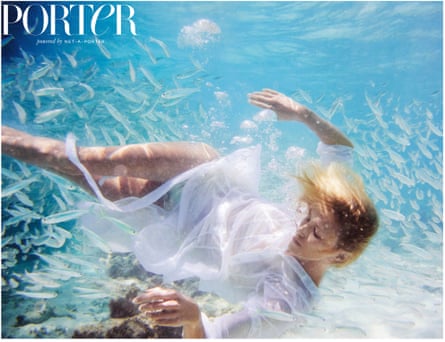 Net-a-Porter summer magazine focusing on the fashion industry’s efforts to stop using plastic pegged to World Ocean Day