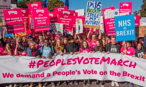 People's vote march, London October 2018