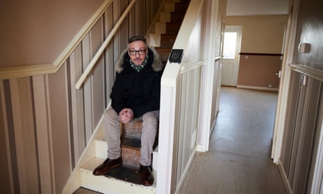 Paul Marshall, Manchester city council’s strategic director of children and education services, at a house that will become a children’s home.