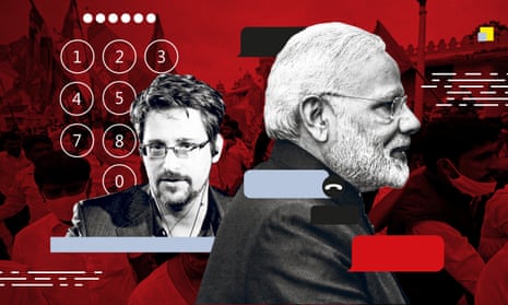Edward Snowden and Narendra Modi.