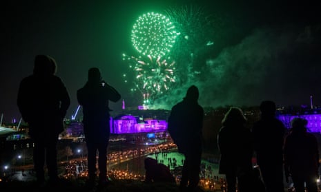 Fireworks at Edinburgh’s Hogmanay celebrations. Underbelly’s event is expected to attract more than 70,000 people.