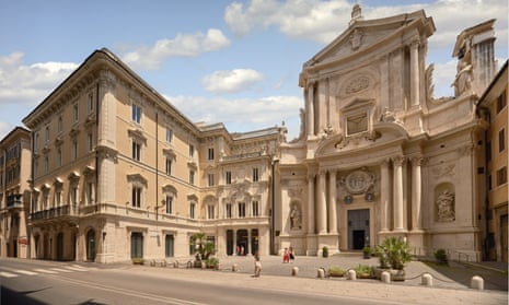 The Unesco-listed facade of Palazzo Salviati Cesi Mellini, now the Six Senses Rome hotel
