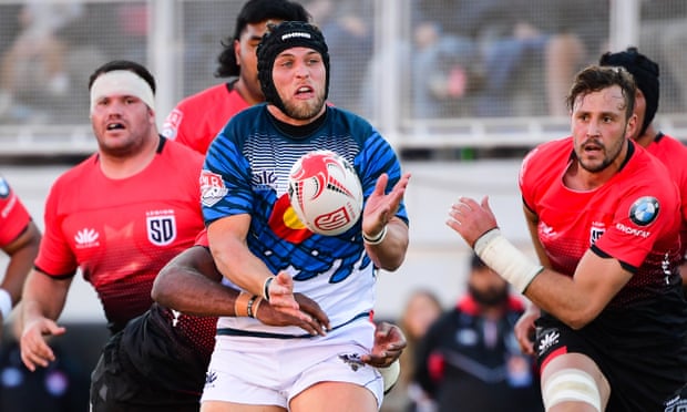 Chad Gough of the Colorado Raptors plays a pass against San Diego Legion in 2020