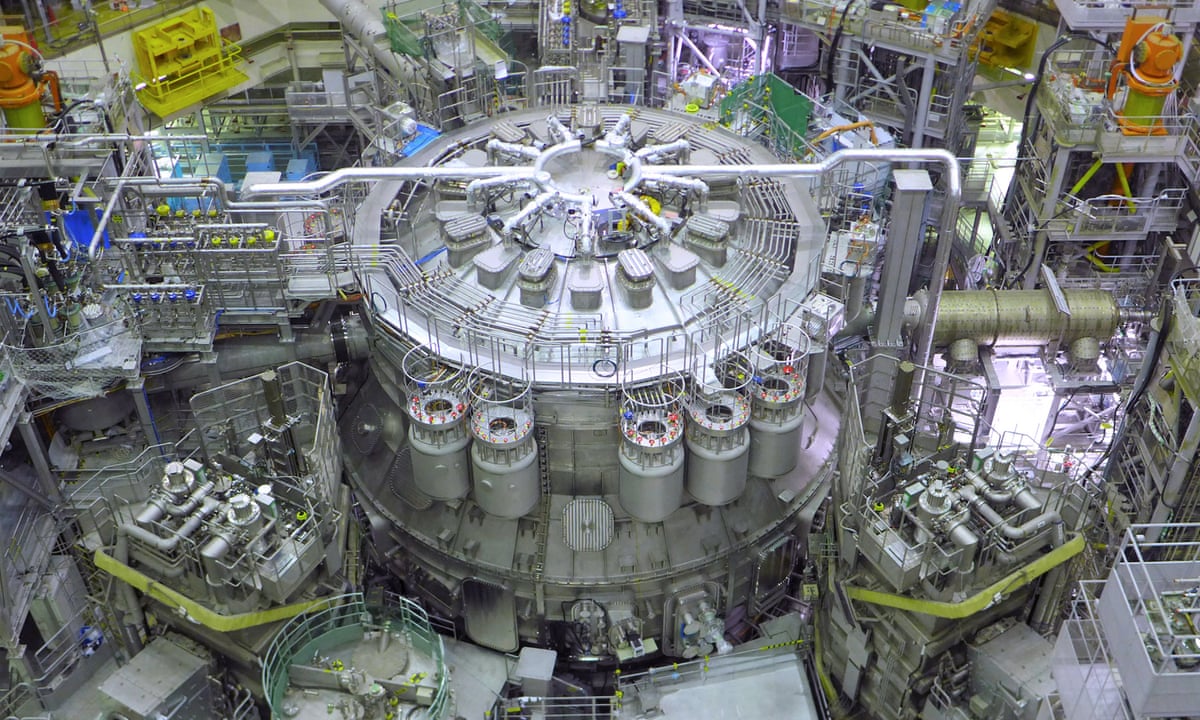World's biggest experimental nuclear fusion reactor launched in Japan | Japan | The Guardian