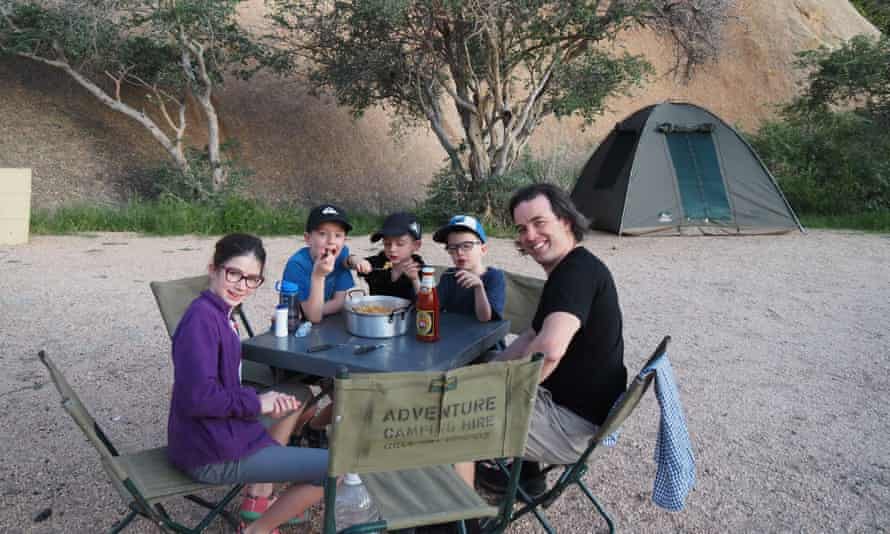 First stop on the family’s globetrotting tour was Namibia.