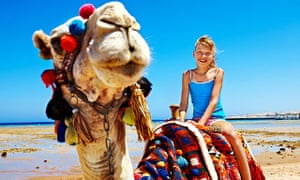 Child on camel