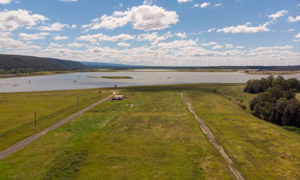 The Penrith Lakes property development site after the 2021 NSW floods