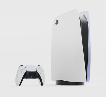 A bit of all white … the new PlayStation 5.