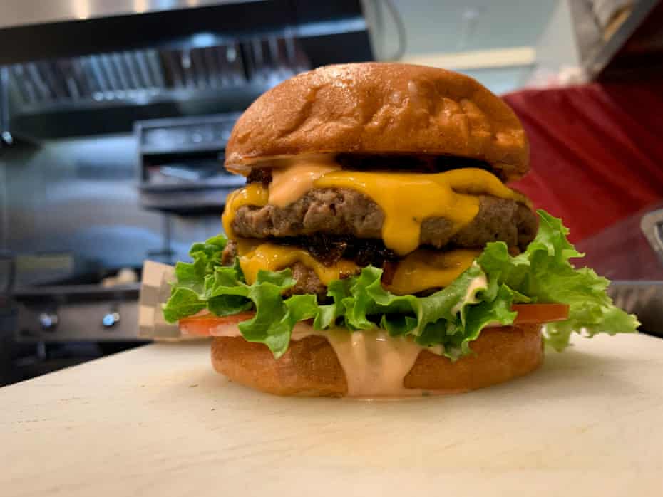 A vegan Malibu Burger.