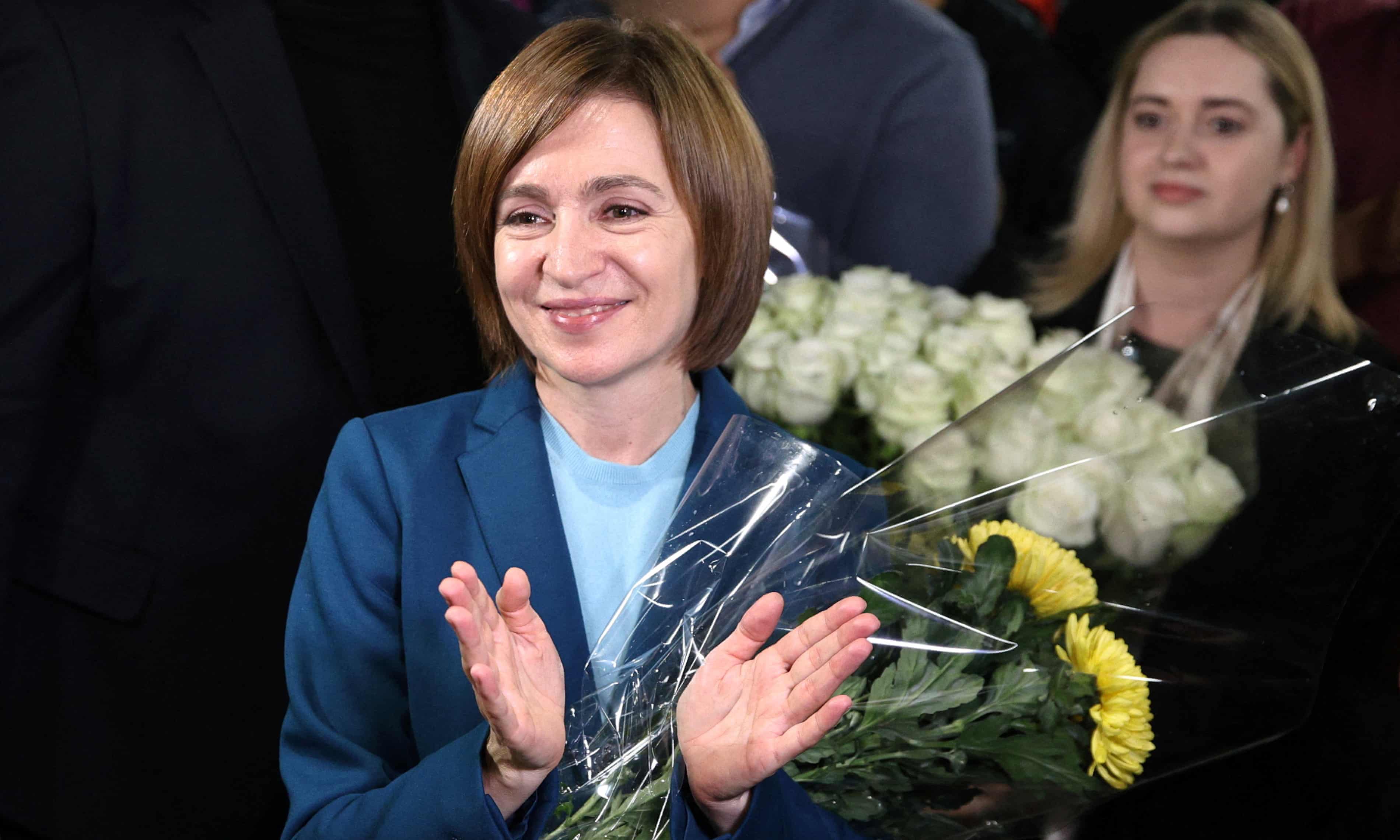 Maia Sandu wins second term in Moldovan election in rebuke to Kremlin (theguardian.com)