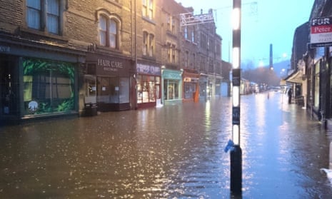 The Book Case in Hebden Bridge is among the businesses badly damaged by the floods