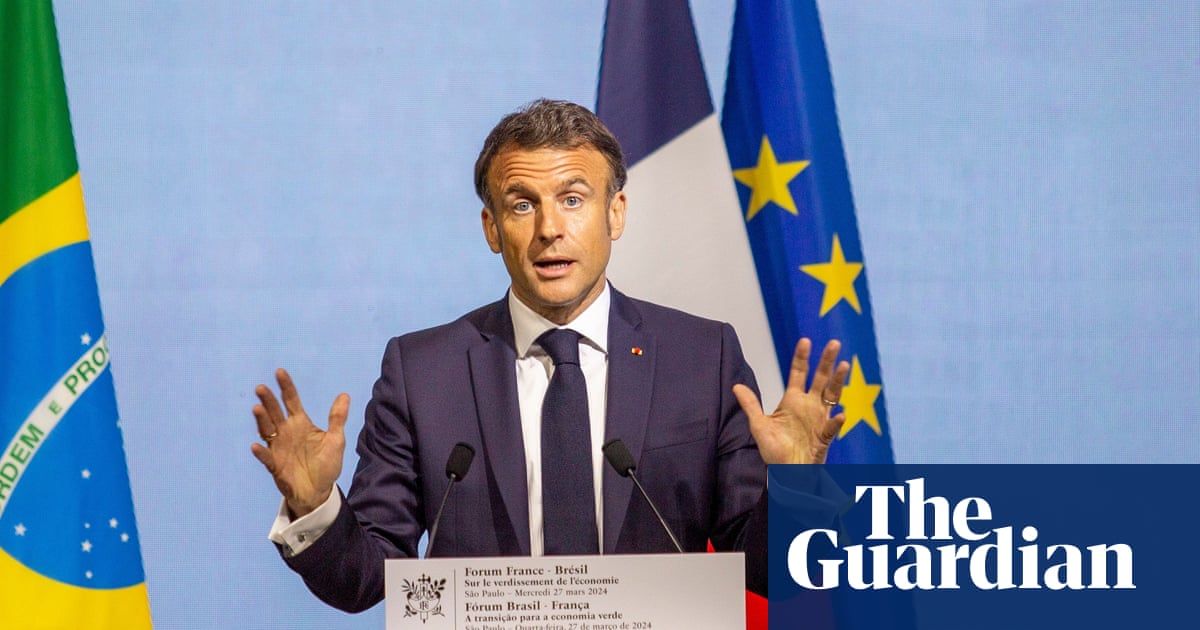 Macron calls proposed EU-Mercosur trade pact ‘very bad deal’ lacking strong climate commitments | Emmanuel Macron