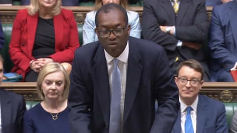 Kwasi Kwarteng delivers sweeping cuts in latest mini-budget – video highlights