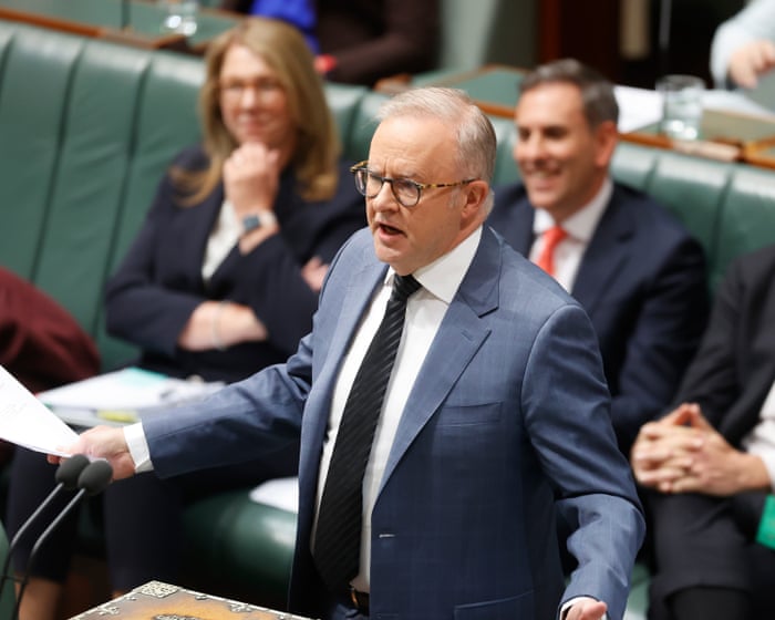 Australia politics live: PM dismisses ‘rhetorical flourishes’ from Ley after Coalition leader claims Labor’s ‘reckless’ spending drove RBA rates call