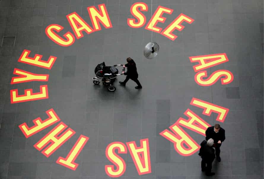 A retrospective of the work of Lawrence Weiner in Düsseldorf, Germany, entitled AS FAR AS THE EYE CAN SEE in 2008.