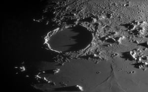 Shadowy crater