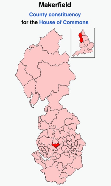 Location of Makerfield constituency