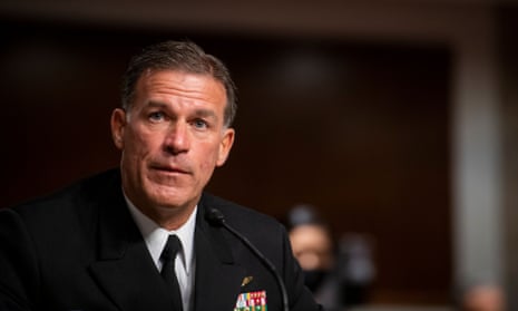 Adm John Aquilino told the Senate armed services committee that ‘The rejuvenation of the Chinese Communist party is at stake’ with the Taiwan issue.