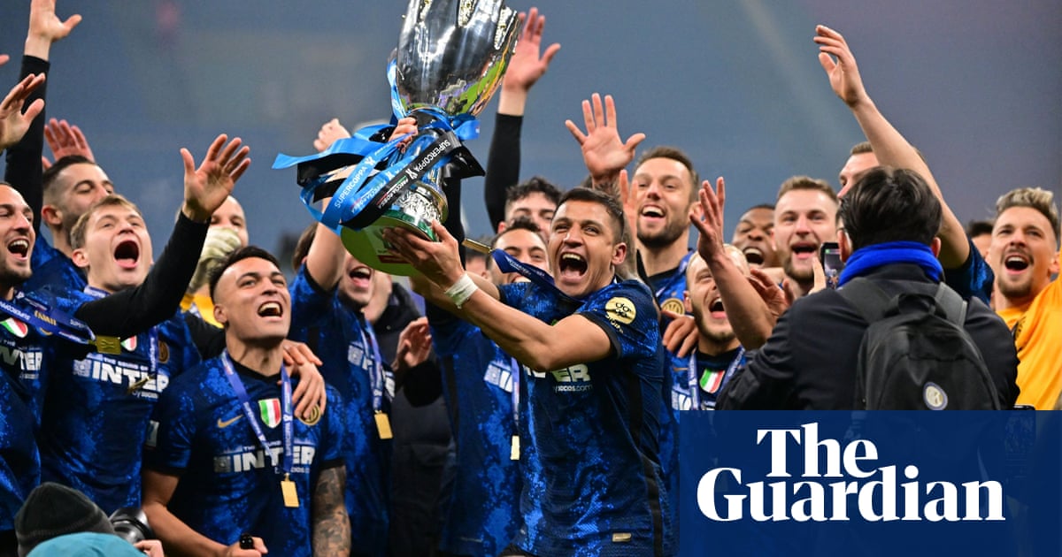 ‘I am a monster’: Alexis Sánchez unleashed to win Supercoppa for Inter