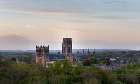 Durham Cathedral seen from a distance