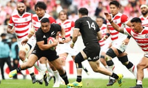 Ngani Laumape was dominant for the All Blacks in Tokyo.