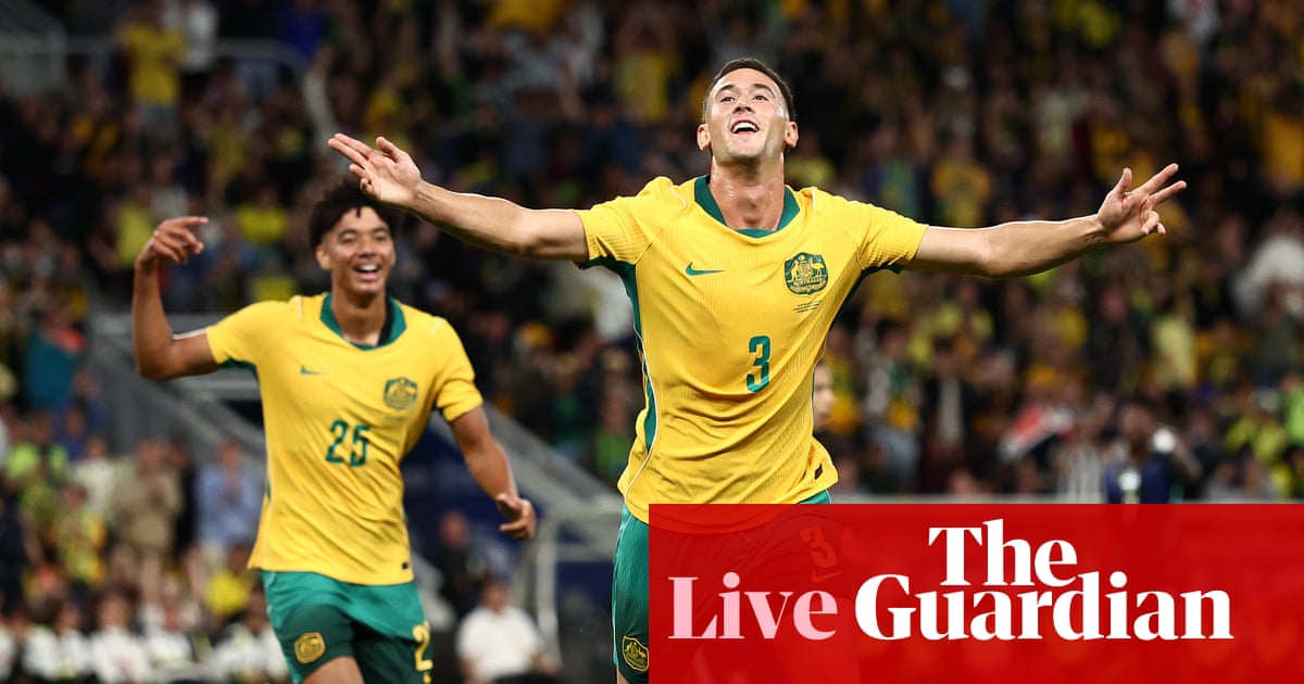 Australia v Brazil: men’s international football friendly – live