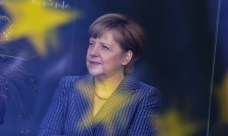 The German chancellor, Angela Merkel.