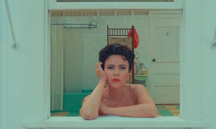 Classic Wes Anderson … Scarlett Johansson in Asteroid City.