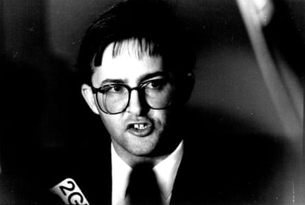 Anthony Albanese as ALP assistant state secretary in 1992.