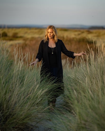 Kate Winslet shot on the English coast