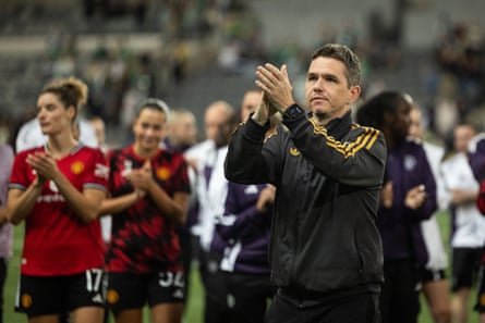 Manchester United’s manager Marc Skinner