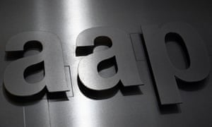 Australian Associated Press sign